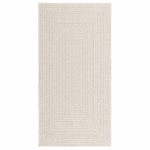 vidaXL Covor „ZIZUR” crem aspect iută pentru interior și exterior vidaXL Covor „ZIZUR” crem aspect iută pentru interior și exterior