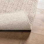 vidaXL Covor „ZIZUR” crem aspect iută pentru interior și exterior vidaXL Covor „ZIZUR” crem aspect iută pentru interior și exterior