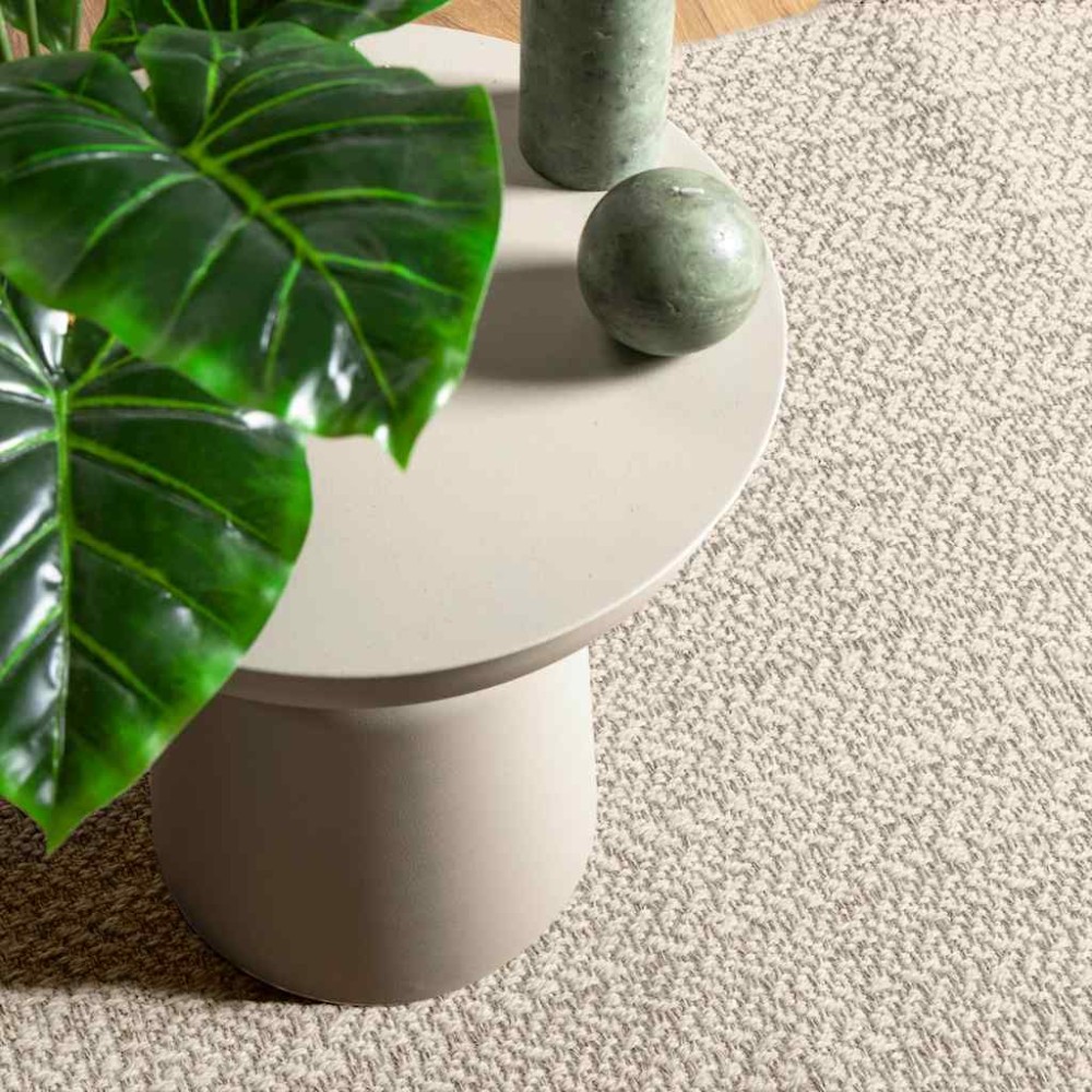 vidaXL Covor „ZIZUR” crem aspect iută pentru interior și exterior