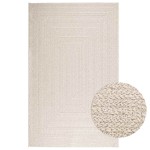 vidaXL Covor „ZIZUR” crem aspect iută pentru interior și exterior vidaXL Covor „ZIZUR” crem aspect iută pentru interior și exterior