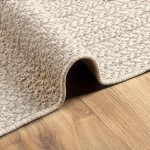 vidaXL Covor „ZIZUR” crem aspect iută pentru interior și exterior vidaXL Covor „ZIZUR” crem aspect iută pentru interior și exterior