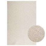vidaXL Covor „ZIZUR” crem aspect iută pentru interior și exterior vidaXL Covor „ZIZUR” crem aspect iută pentru interior și exterior