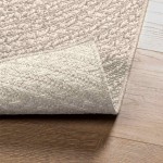 vidaXL Covor „ZIZUR” crem aspect iută pentru interior și exterior vidaXL Covor „ZIZUR” crem aspect iută pentru interior și exterior