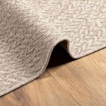vidaXL Covor „ZIZUR” crem aspect iută pentru interior și exterior vidaXL Covor „ZIZUR” crem aspect iută pentru interior și exterior
