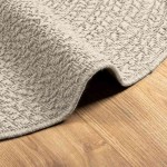 vidaXL Covor „ZIZUR” crem aspect iuta pentru interior și exterior vidaXL Covor „ZIZUR” crem aspect iuta pentru interior și exterior