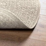 vidaXL Covor „ZIZUR” crem aspect iuta pentru interior și exterior vidaXL Covor „ZIZUR” crem aspect iuta pentru interior și exterior
