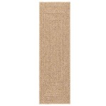 vidaXL Covor ZIZUR aspect iută, 200x200cm, pentru interior și exterior