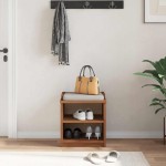 vidaXL Bancă pentru hol „SANDNES” 45x40x50 cm din lemn masiv de pin