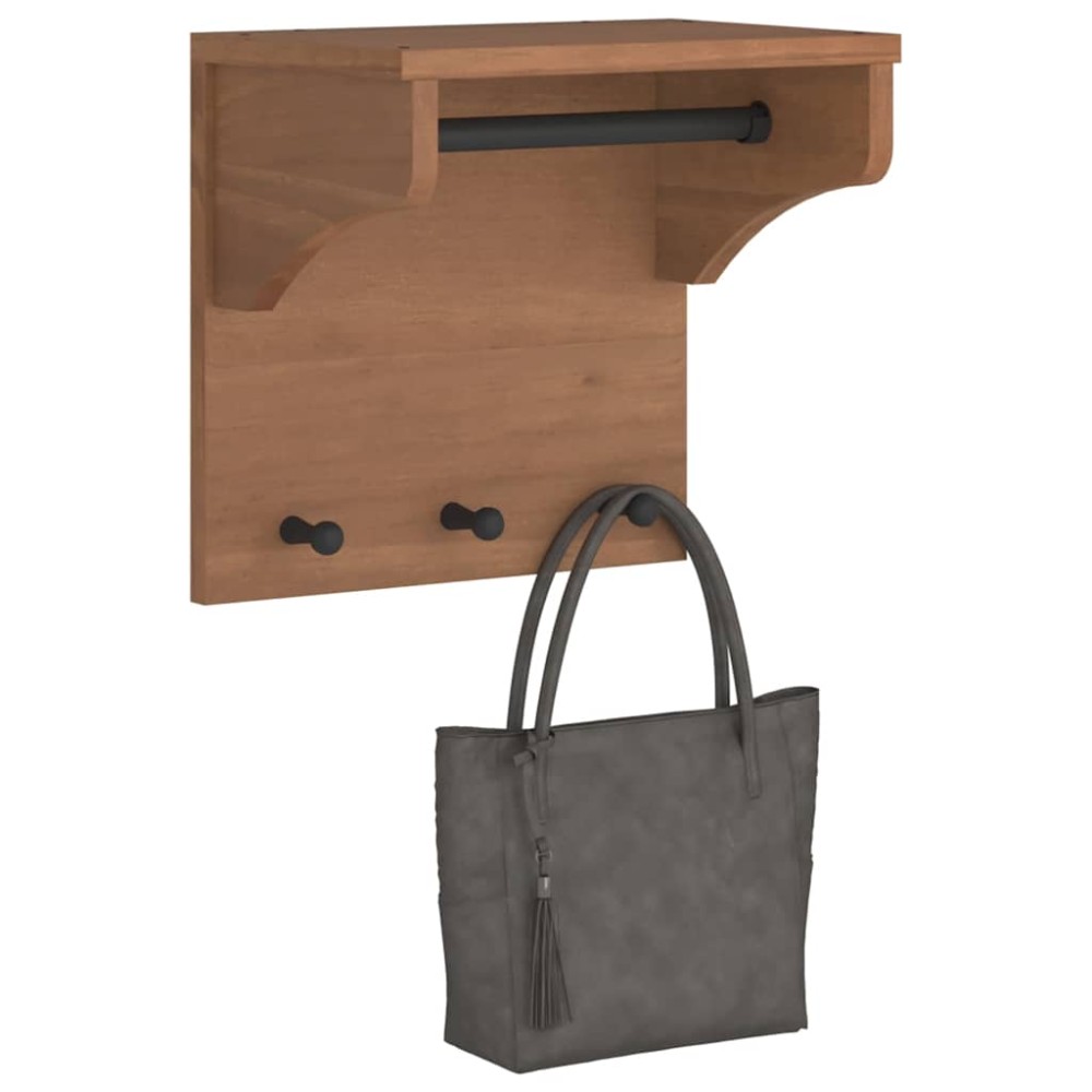 vidaXL Suport pentru haine "SANDNES" 43x30x42 cm, lemn masiv de pin