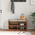 vidaXL Bancă pentru hol „SANDNES” 87x40x50 cm din lemn masiv de pin