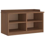 vidaXL Bancă pentru hol „SANDNES” 87x40x50 cm din lemn masiv de pin