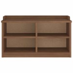 vidaXL Bancă pentru hol „SANDNES” 87x40x50 cm din lemn masiv de pin