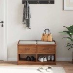 vidaXL Bancă pentru hol „SANDNES” 87x40x50 cm din lemn masiv de pin