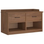 vidaXL Bancă pentru hol „SANDNES” 87x40x50 cm din lemn masiv de pin