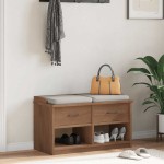 vidaXL Bancă pentru hol „SANDNES” 87x40x50 cm din lemn masiv de pin