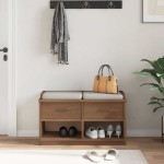 vidaXL Bancă pentru hol „SANDNES” 87x40x50 cm din lemn masiv de pin