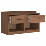 vidaXL Bancă pentru hol „SANDNES” 87x40x50 cm din lemn masiv de pin