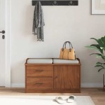 vidaXL Bancă pentru hol „SANDNES” 87x40x50 cm din lemn masiv de pin