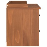 vidaXL Bancă pentru hol „SANDNES” 87x40x50 cm din lemn masiv de pin