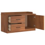 vidaXL Bancă pentru hol „SANDNES” 87x40x50 cm din lemn masiv de pin