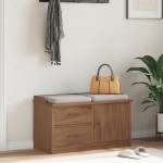 vidaXL Bancă pentru hol „SANDNES” 87x40x50 cm din lemn masiv de pin