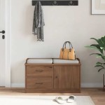 vidaXL Bancă pentru hol „SANDNES” 87x40x50 cm din lemn masiv de pin