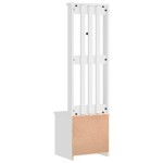 vidaXL Arborele „SANDNES” alb 45x40x159,5 cm lemn masiv de pin vidaXL Arborele „SANDNES” alb 45x40x159,5 cm lemn masiv de pin