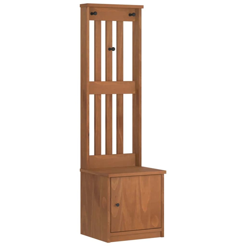 vidaXL Arborele „SANDNES” 45x40x159,5 cm din lemn masiv de pin
