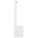vidaXL Arborele „SANDNES” alb 45x40x159,5 cm lemn masiv de pin vidaXL Arborele „SANDNES” alb 45x40x159,5 cm lemn masiv de pin
