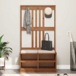 vidaXL Arborele „SANDNES” 87x40x159,5 cm din lemn masiv de pin vidaXL Arborele „SANDNES” 87x40x159,5 cm din lemn masiv de pin