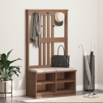 vidaXL Arborele „SANDNES” 87x40x159,5 cm din lemn masiv de pin vidaXL Arborele „SANDNES” 87x40x159,5 cm din lemn masiv de pin