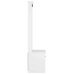 vidaXL Arborele „SANDNES” alb 87x40x159,5 cm lemn masiv de pin vidaXL Arborele „SANDNES” alb 87x40x159,5 cm lemn masiv de pin