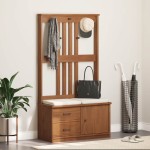 vidaXL Arborele „SANDNES” 87x40x159,5 cm din lemn masiv de pin vidaXL Arborele „SANDNES” 87x40x159,5 cm din lemn masiv de pin