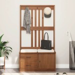 vidaXL Arborele „SANDNES” 87x40x159,5 cm din lemn masiv de pin vidaXL Arborele „SANDNES” 87x40x159,5 cm din lemn masiv de pin