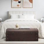 vidaXL Cufăr de comori cu zăvoare maro închis 110x50x39,5 cm placaj vidaXL Cufăr de comori cu zăvoare maro închis 110x50x39,5 cm placaj