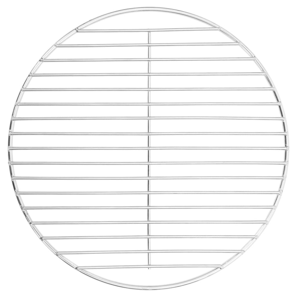 vidaXL Grill pentru grătar rotund, Ø34,5 cm, oțel inoxidabil 304