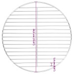 vidaXL Grill pentru grătar rotund, Ø34,5 cm, oțel inoxidabil 304 vidaXL Grill pentru grătar rotund, Ø34,5 cm, oțel inoxidabil 304