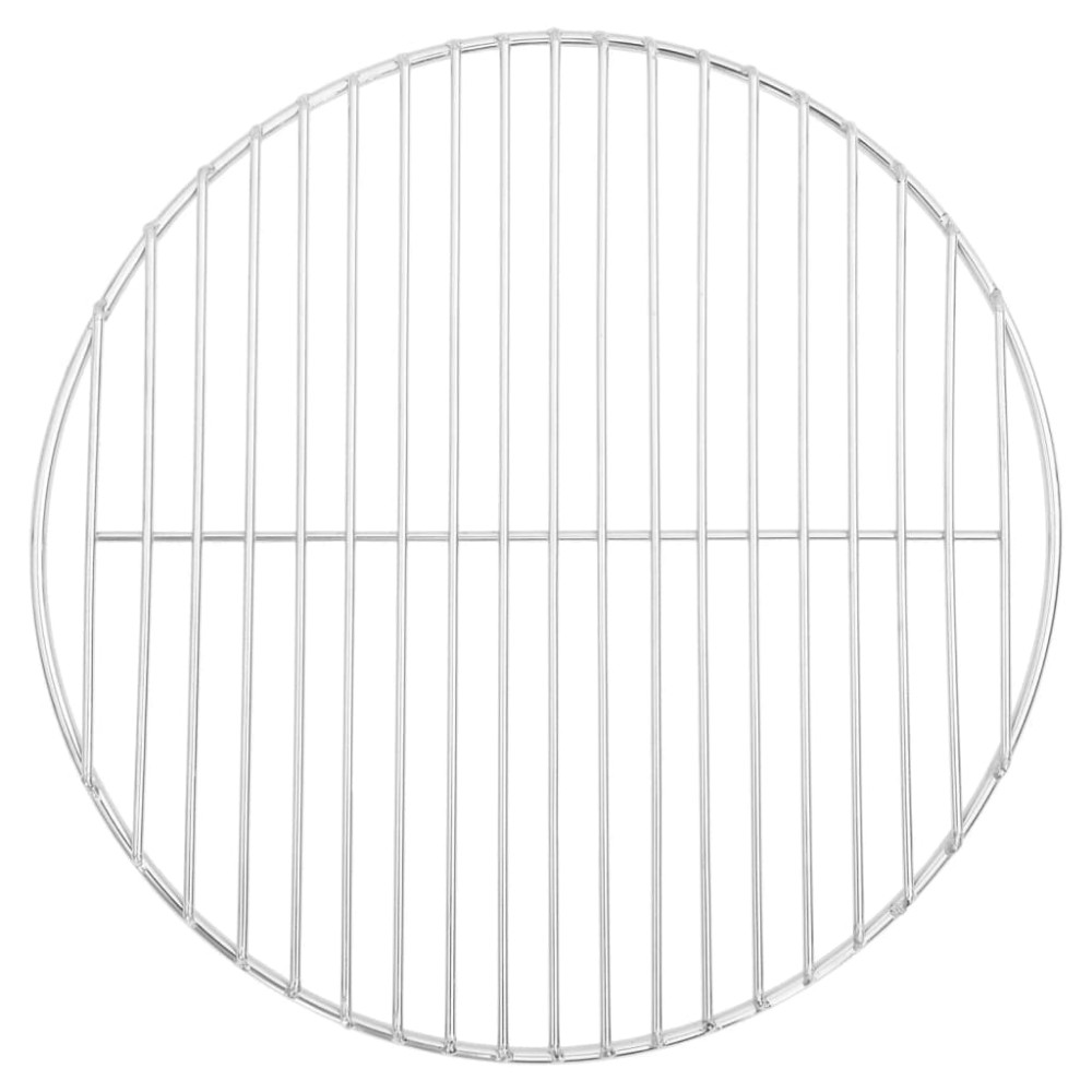 vidaXL Grill pentru grătar rotund, Ø37 cm, oțel inoxidabil 304