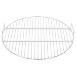 vidaXL Grill de grătar cu mânere, rotund, Ø44,5 cm oțel inoxidabil 304 vidaXL Grill de grătar cu mânere, rotund, Ø44,5 cm oțel inoxidabil 304