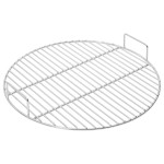 vidaXL Grill de grătar cu mânere, rotund, Ø44,5 cm oțel inoxidabil 304 vidaXL Grill de grătar cu mânere, rotund, Ø44,5 cm oțel inoxidabil 304