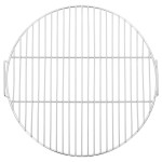 vidaXL Grill de grătar cu mânere, rotund, Ø44,5 cm oțel inoxidabil 304 vidaXL Grill de grătar cu mânere, rotund, Ø44,5 cm oțel inoxidabil 304
