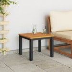 vidaXL Masă laterală de grădină 45x45x38 cm Lemn Masiv de Acacia vidaXL Masă laterală de grădină 45x45x38 cm Lemn Masiv de Acacia