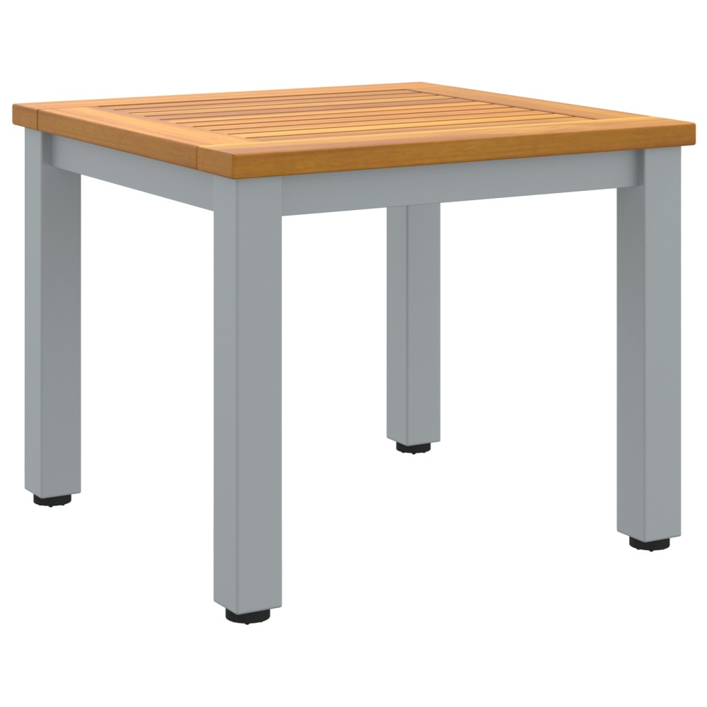vidaXL Masă laterală de grădină 45x45x38 cm Lemn solid de acacia