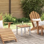vidaXL Masă laterală de grădină 45x45x38 cm Lemn solid de acacia