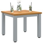vidaXL Masă laterală de grădină 45x45x38 cm Lemn solid de acacia