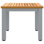 vidaXL Masă laterală de grădină 45x45x38 cm Lemn solid de acacia