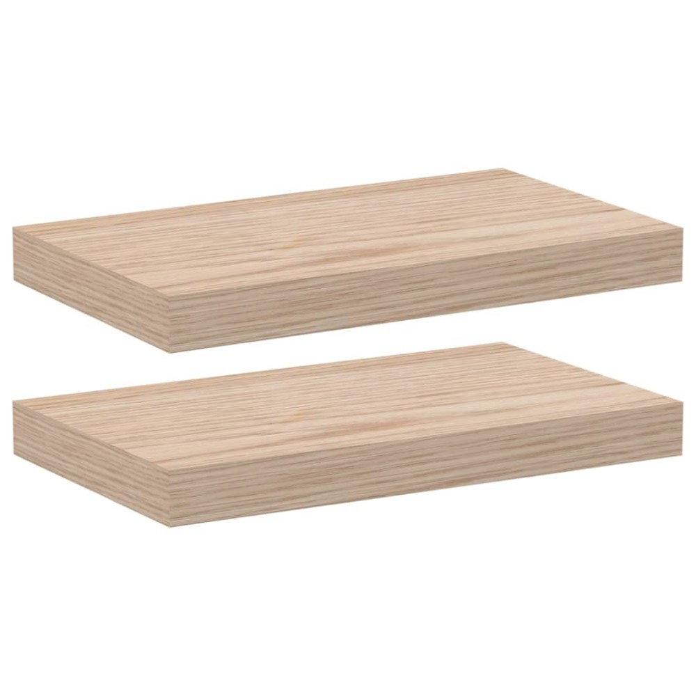 vidaXL Rafturi plutitoare, 2 buc., 40x23,5x4 cm, lemn prelucrat