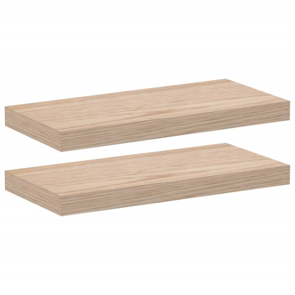 vidaXL Rafturi plutitoare, 2 buc., 50x23,5x4 cm, lemn prelucrat