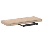 vidaXL Rafturi plutitoare, 4 buc., 60x23,5x4 cm, lemn prelucrat