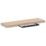 vidaXL Rafturi plutitoare, 2 buc., 80x23,5x4 cm, lemn prelucrat